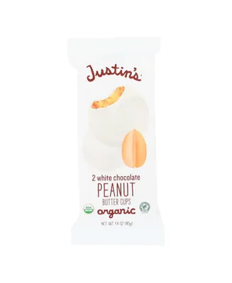 Justin's Nut Butter Peanut Butter Cups - White Chocolate - Case of 12
