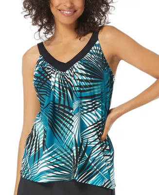 Coco Reef Women's Core Printed Bra-Sized Tankini Top