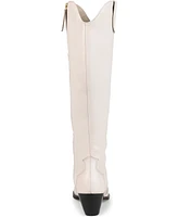 Journee Signature Women's Pryse Western Knee High Boots
