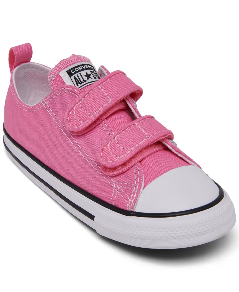 Converse Toddler Girls Chuck Taylor All Star 2V Ox Stay-Put Closure Casual Sneakers from Finish Line