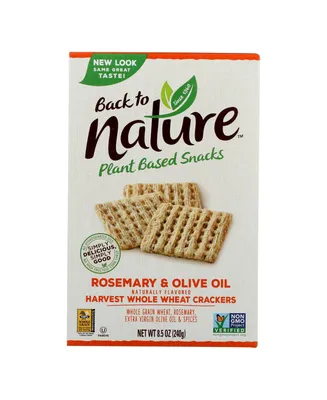 Back To Nature - Crackers Rosemary & olive Oil - Case of 12