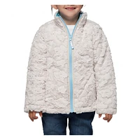 Rokka&Rolla Girls Reversible Sherpa Fleece Puffer Jacket