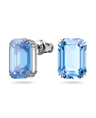Swarovski Millenia Octagon Cut Crystals Stud Earrings