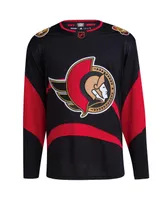 Men's adidas Black Ottawa Senators Reverse Retro 2.0 Authentic Blank Jersey