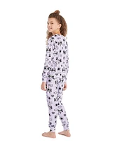 Jellifish Kids Toddler|Child Girls 2-Piece Pajama Set Kids Sleepwear, Long Sleeve Top and Long Pants Pj Set