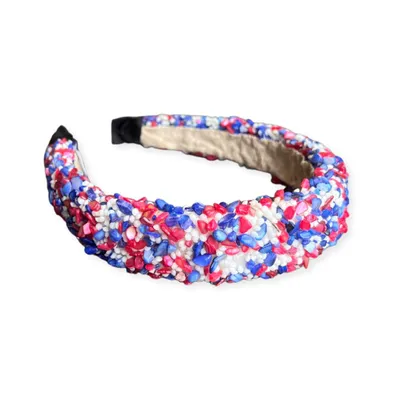 Headbands of Hope All That Glitters Headband - Red + Blue for Girls