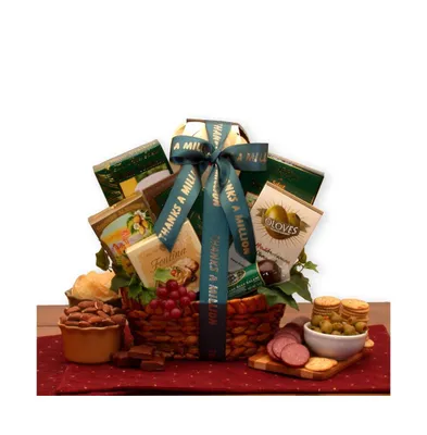 Gbds A Gourmet Thank You Gift Basket - corporate gift - thank you gift