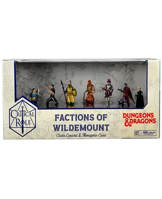 WizKids Games Critical Role Factions of Wild Mount Pre Painted Role Playing Game Clovis Concord Menagerie Coast Box 8-Piece Miniature Set