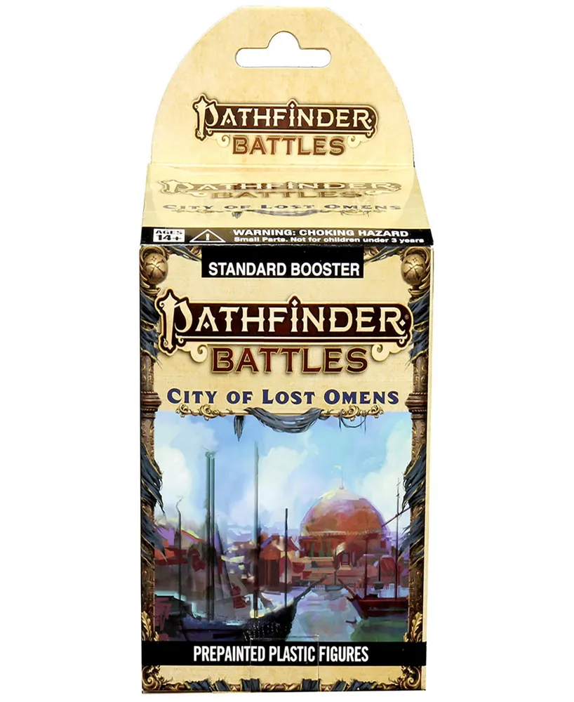 WizKids Games Pathfinder Battles City of Lost Omens Booster Randomly Assorted Prepainted Role Playing Game 4 Miniatures