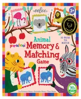 Eeboo Pre-School Animal Memory and Matching Game