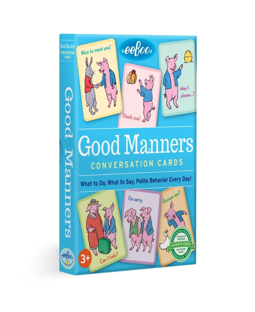 Eeboo Good Manners Conversation Flash Cards