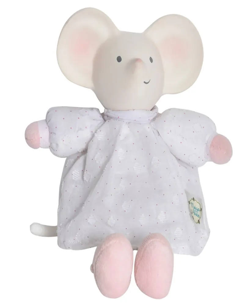 Meiya Alvin Tikiri Toys Meiya the Mouse Soft Fabric Bodied Doll with Rubber Head Toy, Great for Teething