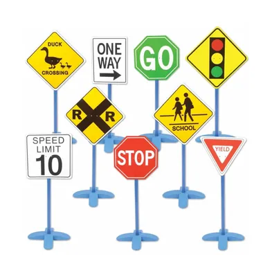 Edx Education Co Edx Education On the Go Traffic Signs - Set of 9