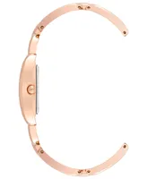 Anne Klein Women's Rose Gold-Tone Alloy Open Link Bracelet Watch, 33mm - Rose Gold