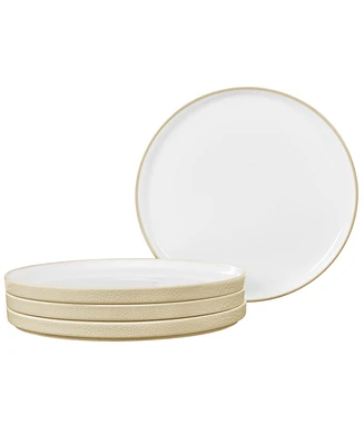 Noritake Colortex Stone Stax Ivory Salad Plates, Set of 4