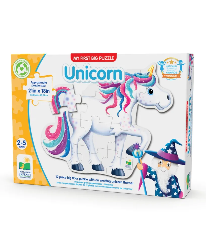 The Learning Journey My First Big Floor Unicorn 12 Piece Puzzle Set
