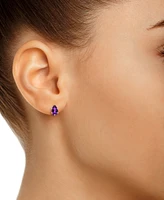 Macy's Gemstone Stud Earrings 10k Gold