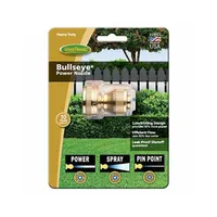 Green Thumb Power Water Nozzle, Brass, Industrial Grade, 0.75in Qty 1