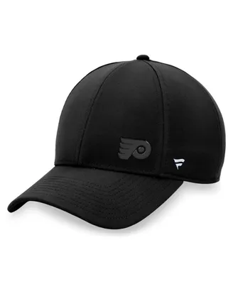 Women's Fanatics Black Philadelphia Flyers Authentic Pro Road Structured Adjustable Hat
