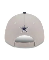 Men's New Era Gray and Navy Dallas Cowboys The League 2Tone 9FORTY Adjustable Hat