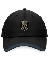 Men's Fanatics Black Vegas Golden Knights Authentic Pro Rink Pinnacle Adjustable Hat