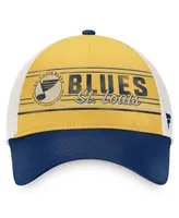 Men's Fanatics Gold and Royal St. Louis Blues True Classic Retro Trucker Snapback Hat