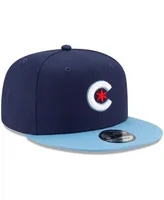 Men's New Era Navy and Light Blue Chicago Cubs City Connect 9FIFTY Snapback Adjustable Hat