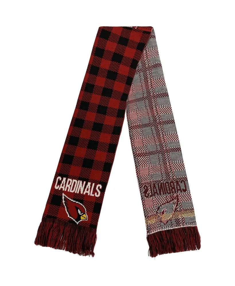 Women's Foco Arizona Cardinals Plaid Color Block Scarf