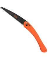 Bahco Folding Outdoor Garden X17 Pruning Metal Hand Saw, Orange, 15.5"