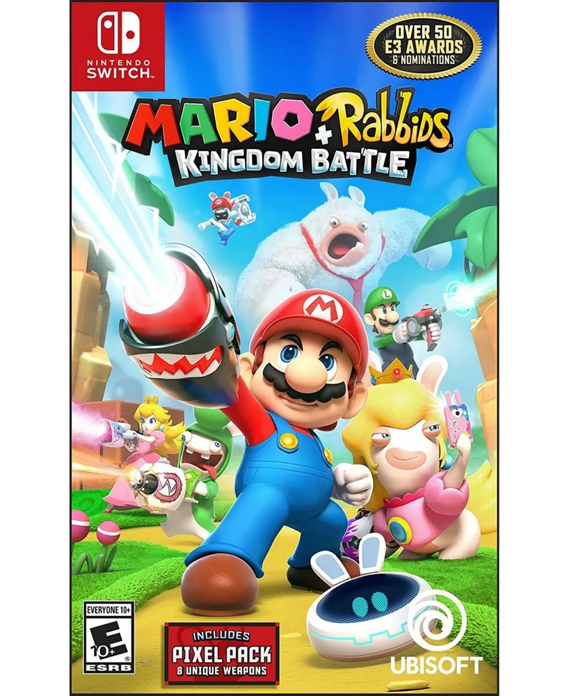 Mario Rabbids: Kingdom Battle With Hard Shell 12 Game Caddy, Nintendo  Switch 