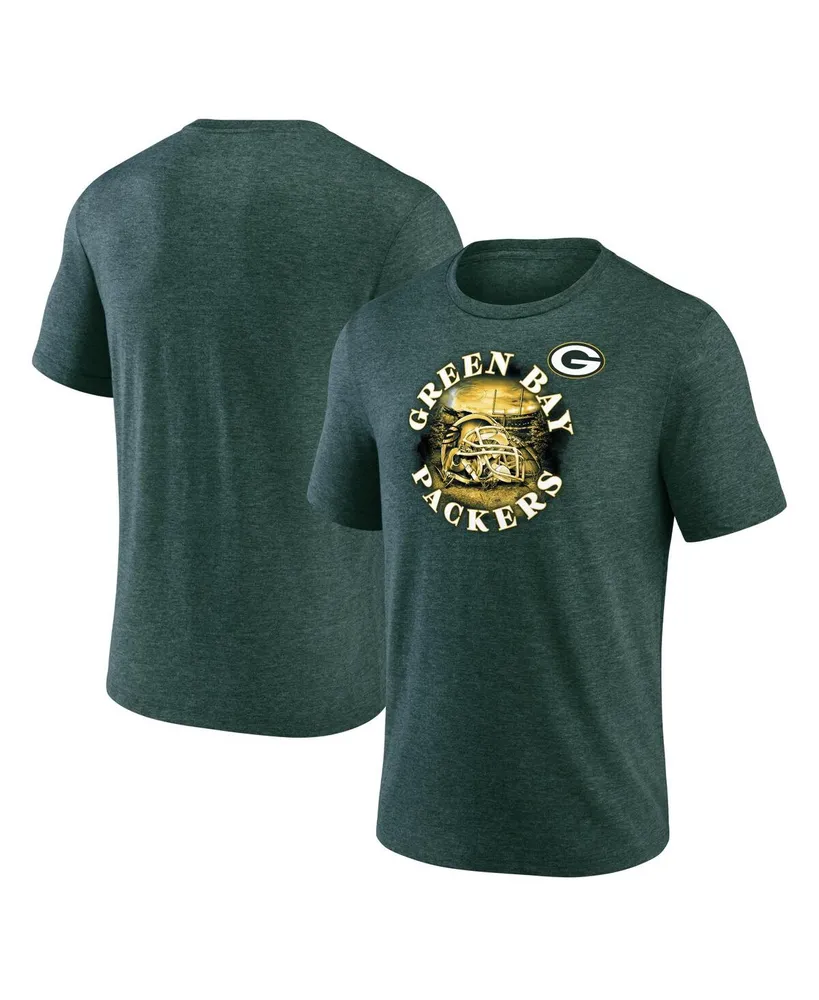 Men's Fanatics Heathered Green Bay Packers Sporting Chance T-shirt