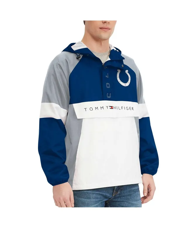 Indianapolis Colts Starter Big Joe Plaid Full-Zip Hoodie Jacket - Royal