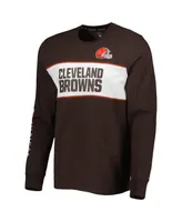 Men's Tommy Hilfiger Brown Cleveland Browns Peter Team Long Sleeve T-shirt