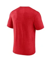 Men's Fanatics Heathered Red Kansas City Chiefs Sporting Chance T-shirt