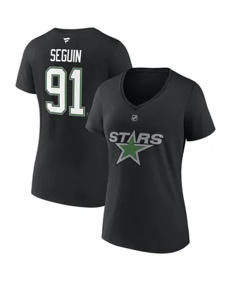 Women's Fanatics Tyler Seguin Black Dallas Stars Special Edition 2.0 Name and Number V-Neck T-shirt