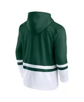 Men's Fanatics Green Michigan State Spartans First Battle Pullover Hoodie