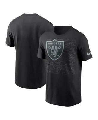 Men's Nike Black Las Vegas Raiders Rflctv T-shirt
