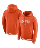 Men's Nike Orange Clemson Tigers Sketch Retro Pullover Hoodie