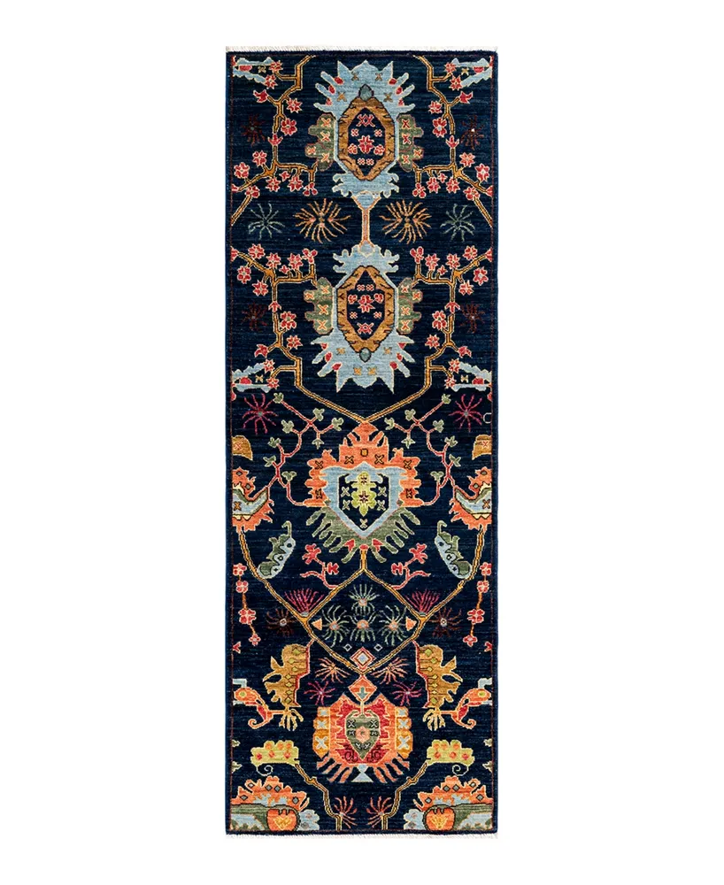 Adorn Hand Woven Rugs Serapi M1973 2'7" x 7'9" Runner Area Rug