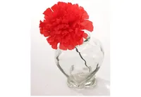 Elegant and Vibrant: 500 Bulk Red Silk Carnation Picks - Lifelike Artificial Flowers for Weddings, Crafts, and Decor