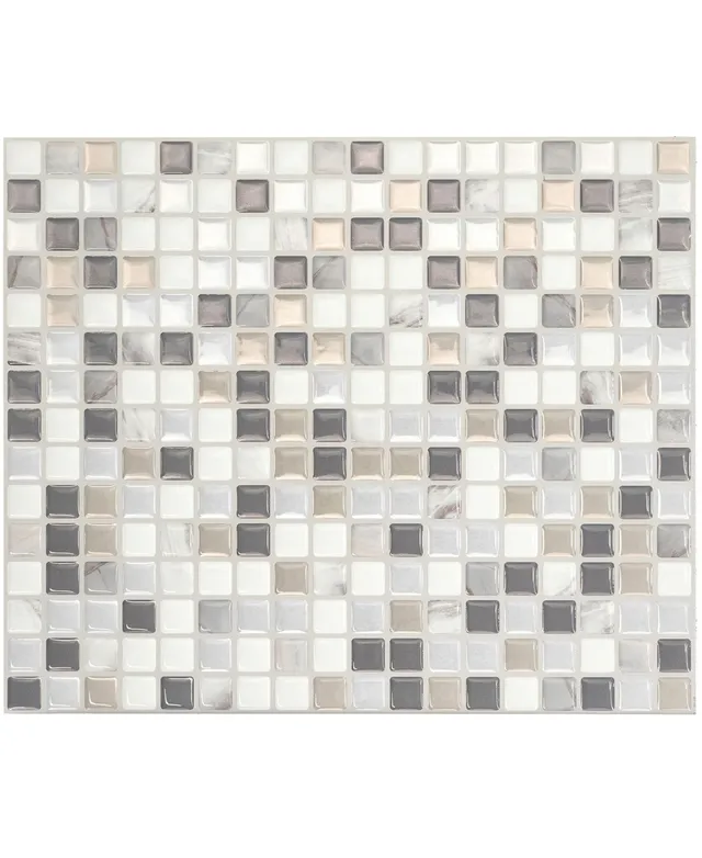 Smart Tiles Peel and Stick Backsplash and Wall Tile Metro Gallino (Pack of 4)