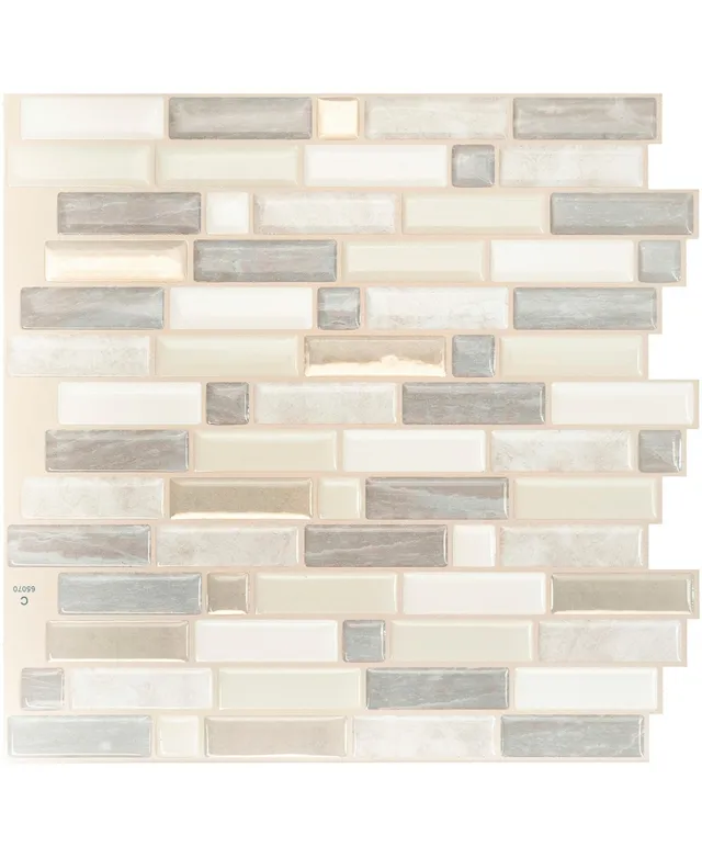 The Smart Tiles Smart Tiles Crescendo Agati 9.73 in. X 9.36 in