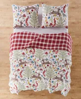 Levtex Folk Deer Woodland 3-Pc. Quilt Set, Full/Queen