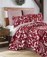 Levtex Bretton Woods Red 2-Pc. Sham Set, European