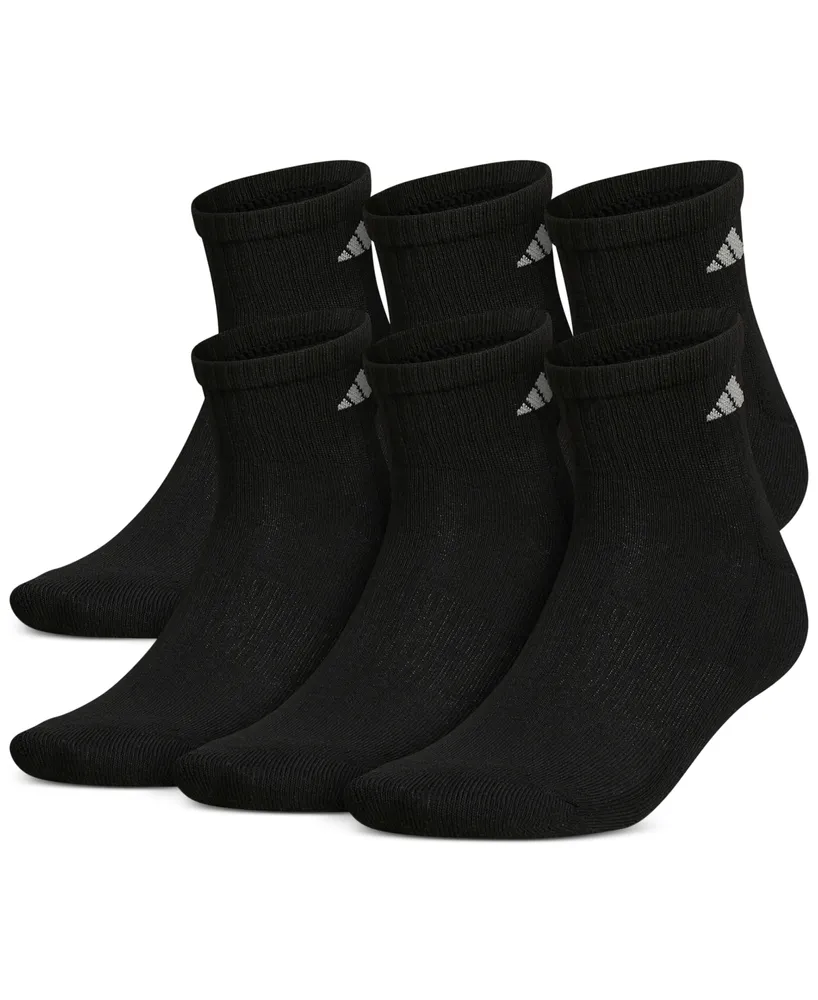 adidas Men's Cushioned Quarter Extended Socks, 6-Pack