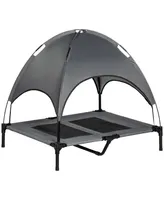 Elevated Pet Bed Dog Foldable Cot Tent Canopy Instant Shelter Outdoor