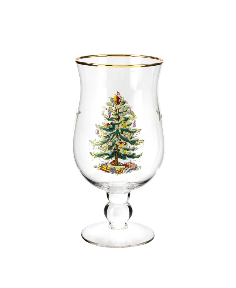 Christmas Tree Champagne Flutes Set of 4