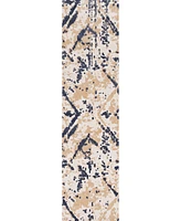 Km Home Dora 510 2'6" x 10' Runner Area Rug