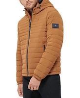 Tommy Hilfiger Men's Stretch Quilted Hooded Jacket