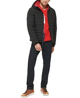 Tommy Hilfiger Men's Stretch Quilted Hooded Jacket